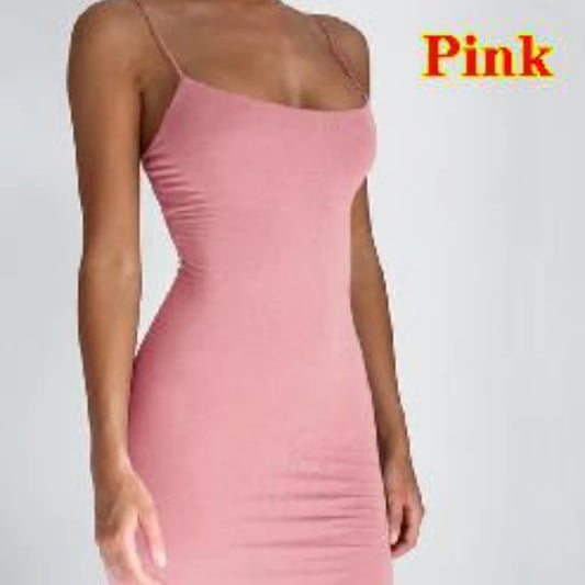 Andrea Spaghetti Strap Mini Dress