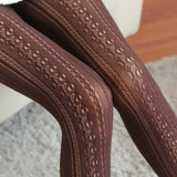 Eliza Knitted Cotton Tights