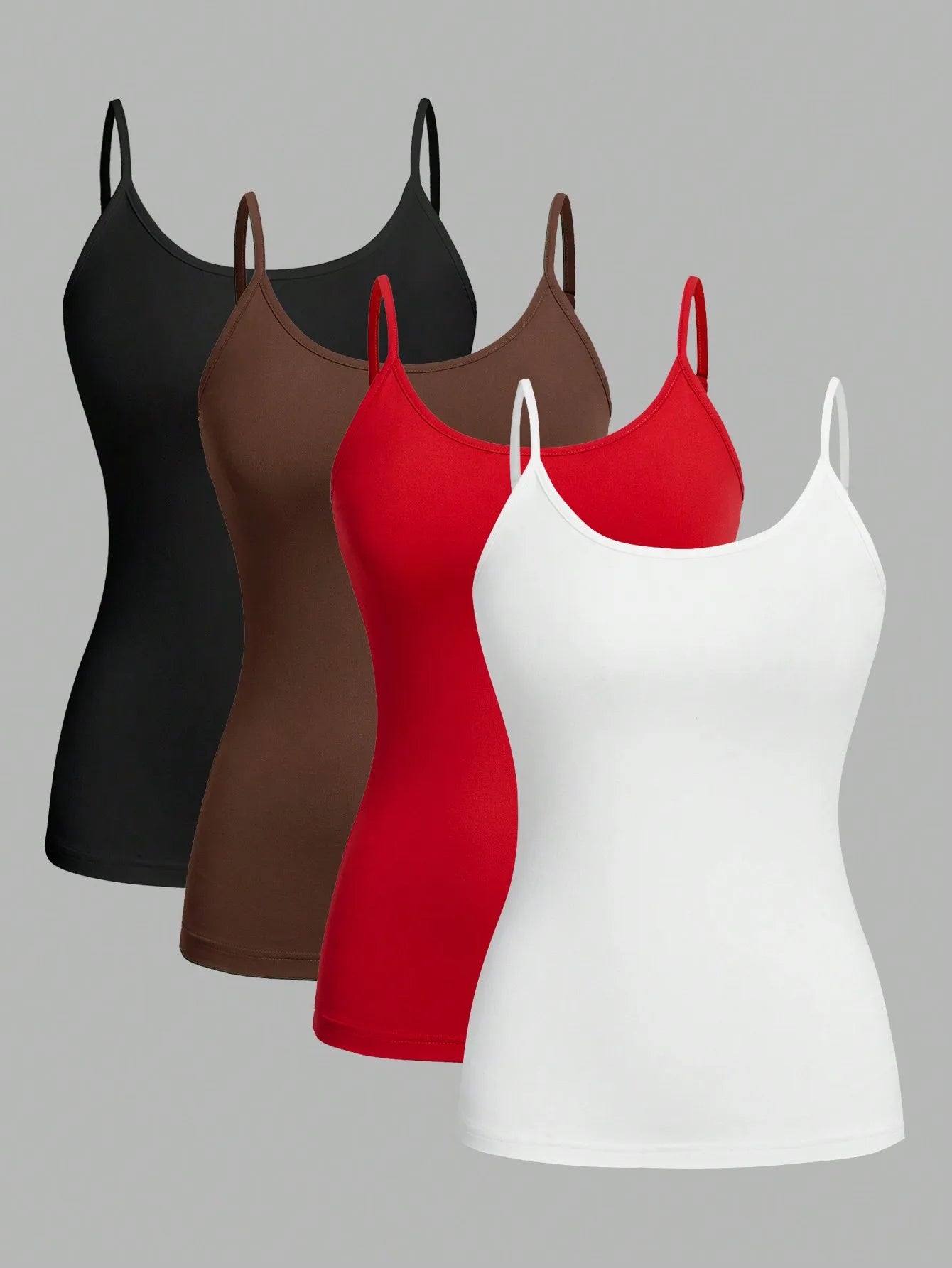 The Essential Camisole Tank Tops Set (4 PCS)