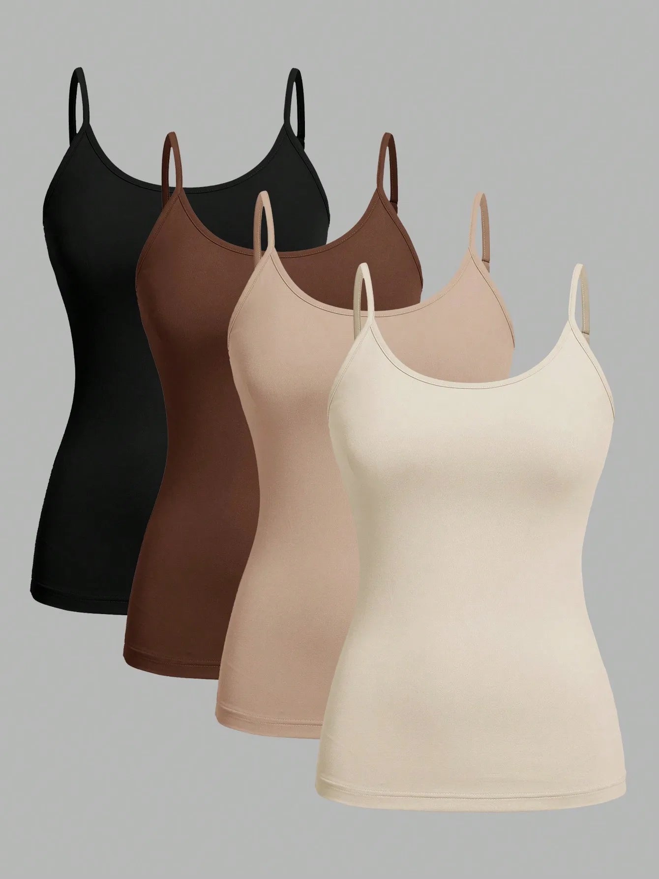 The Essential Camisole Tank Tops Set (4 PCS)