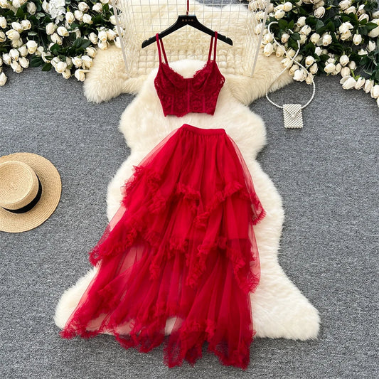 Louise Lace Two Piece Set