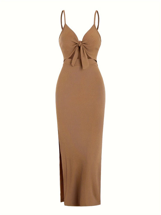 Aria Split Long Dress