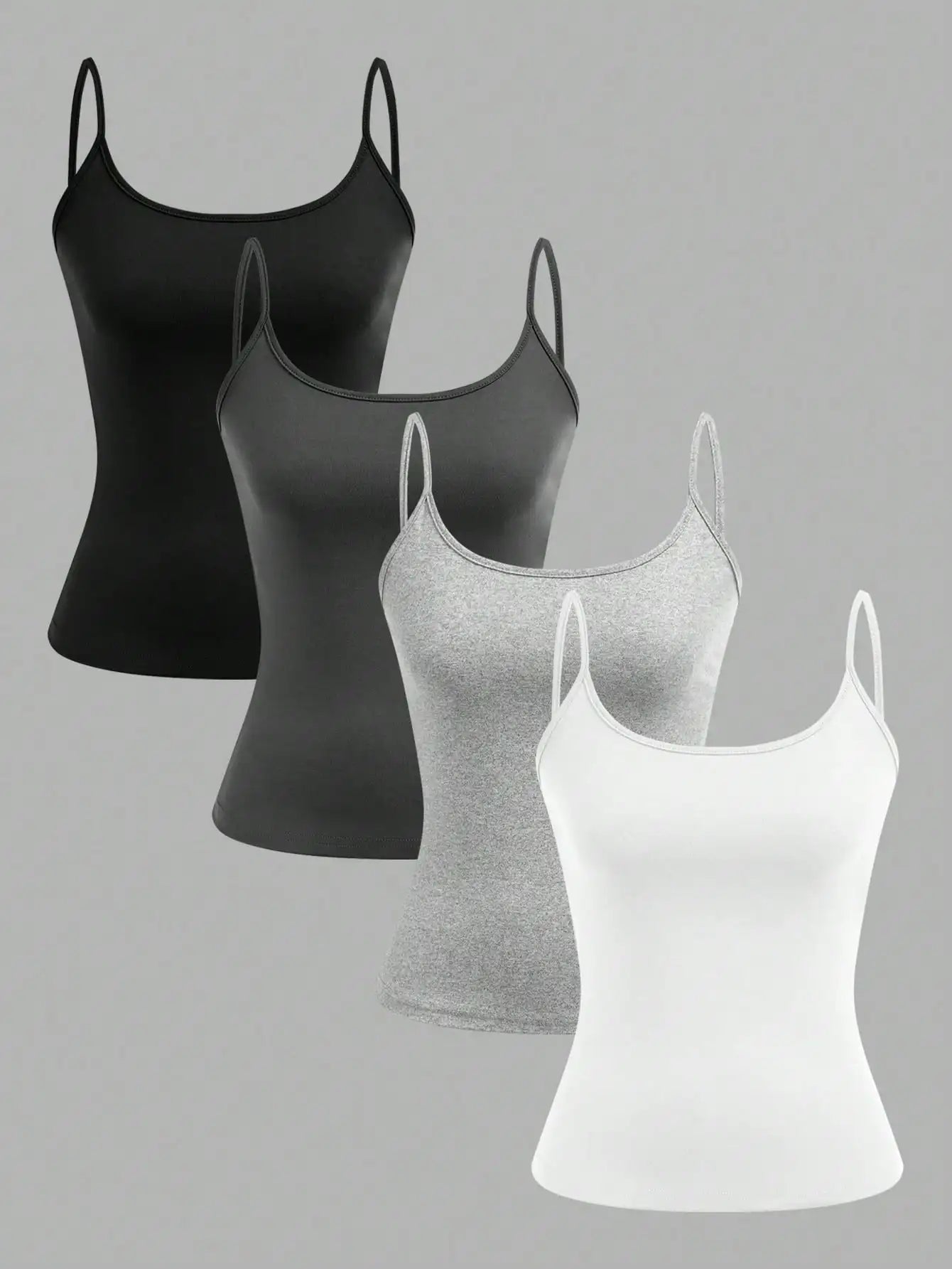 The Essential Camisole Tank Tops Set (4 PCS)